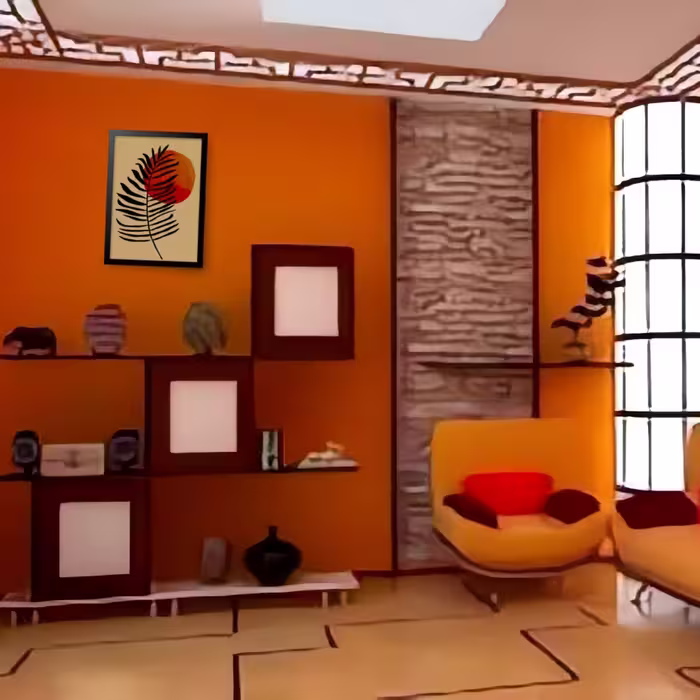 تابلو مدل مینیمال طرح ماه کد MMG01