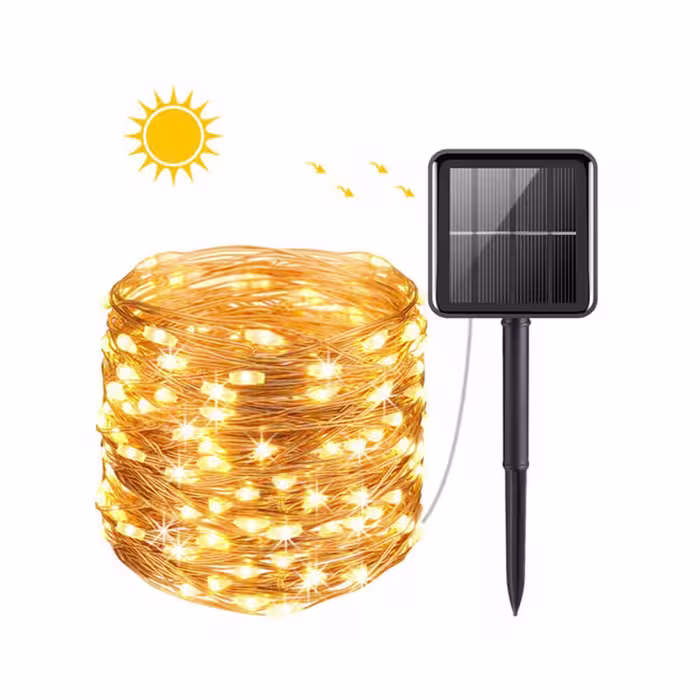 چراغ پارکی خورشیدی مدل Solar Fairy Lights 10M