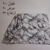 سرویس ملحفه مدل کشدار ni03087 طرح  ماربل کد 90 یک نفره دو تکه