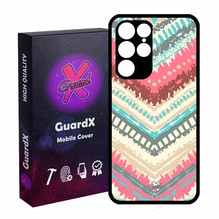 کاور گارد ایکس طرح Colors مدل Glass10129 مناسب برای گوشی موبایل سامسونگ Galaxy S22 Ultra