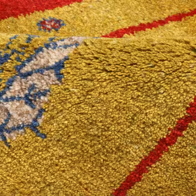 گبه دستباف کناره طول یک و نیم متر سی پرشیا کد 152124