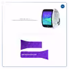 برچسب ماهوت طرح Purple-Fiber مناسب برای ساعت هوشمند سامسونگ Galaxy Gear S