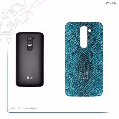 برچسب پوششی ماهوت مدل Blue Snake Skin مناسب برای گوشی موبایل ال جی G2