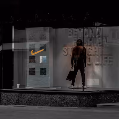 چراغ دیواری نئون دیزاین طرح Nike_ORG