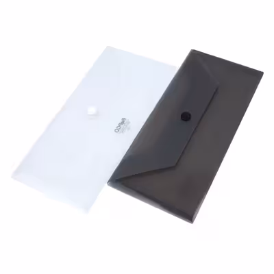 پوشه دکمه دار پاپکو مدل 104T بسته دو عددی