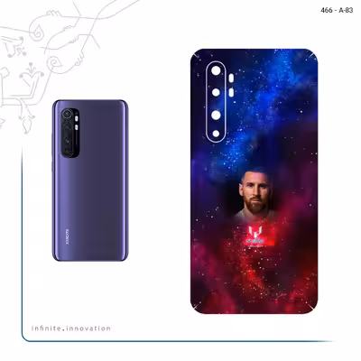 برچسب پوششی ماهوت مدل Lionel Messi 1 مناسب برای گوشی موبایل شیائومی Mi Note 10 Lite