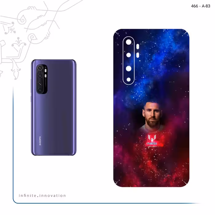 برچسب پوششی ماهوت مدل Lionel Messi 1 مناسب برای گوشی موبایل شیائومی Mi Note 10 Lite