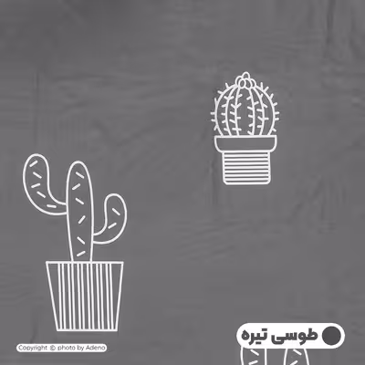 ملحفه آدنو مدل کاکتوس کد IR115 دونفره سایز 160x200 سانتی متر