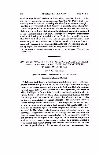 خرید و دانلود نسخه کامل کتاب On the nature of the transverse thermo-magnetic effect and the transverse thermo-electric effect in crystals