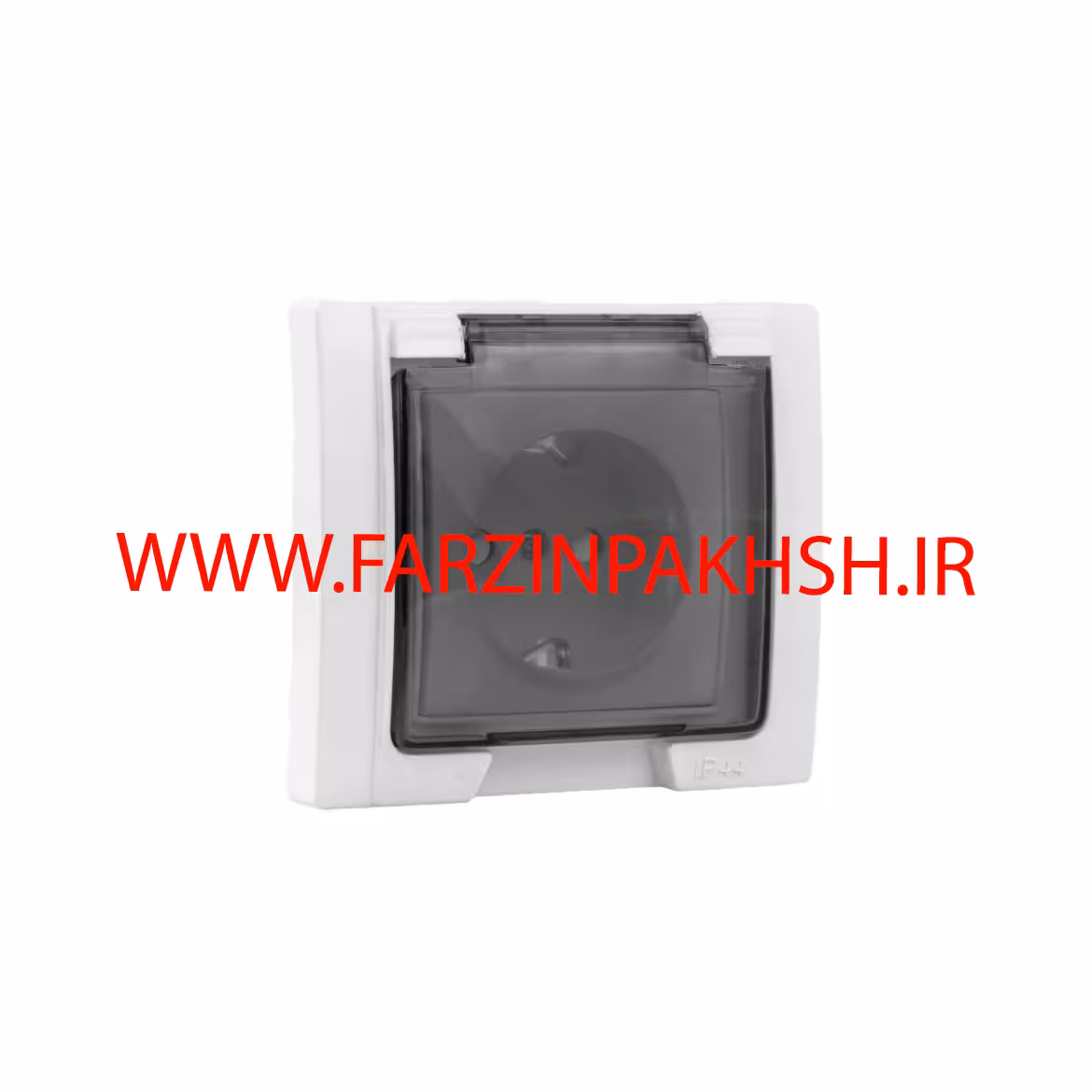 پریز بارانی سرامیکی ارتدار توکار پارت الکتریک مدل آذین 7240