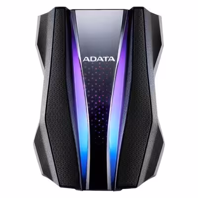 هارد اکسترنال ای دیتا مدل HD770G  ظرفیت دو ترابایت دارای رابط USB Type-A 3.2