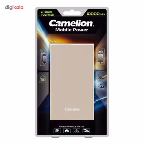 پاوربانک کملیون مدل PS639-100DB با ظرفیت 10000 میلی آمپر ساعت