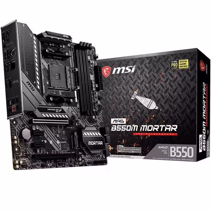 مادربرد ام اس آی مدل MAG B550M MORTAR