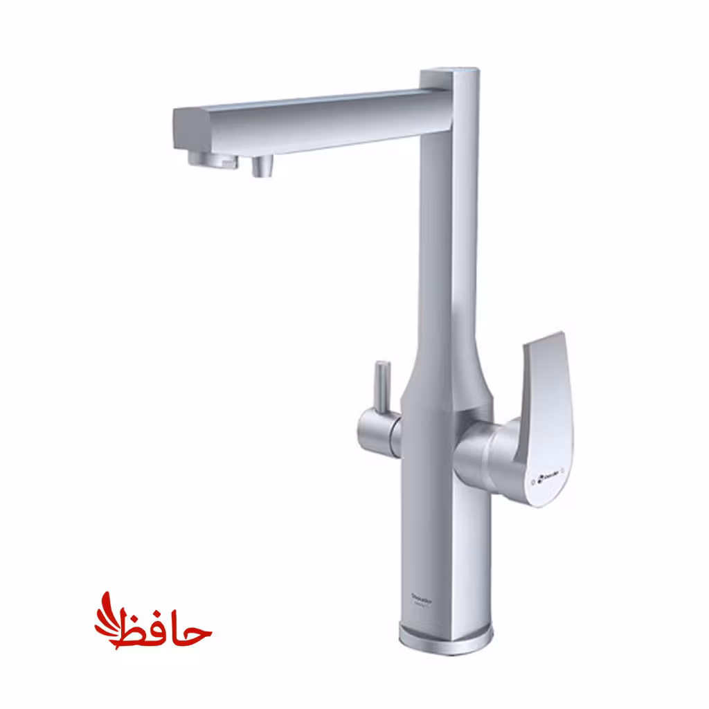 شیر ظرفشویی دومنظوره شودر مدل یونیک پلاس کروم مات