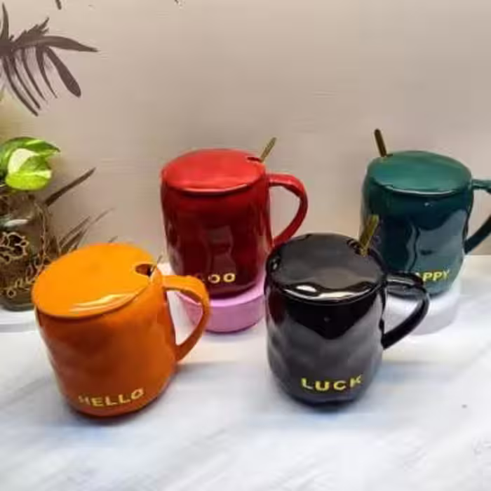 ماگ سرامیکی درب دار دفرمه