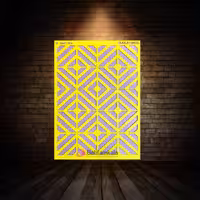 شابلون استنسیل ابعاد 35*25 کد HND 169