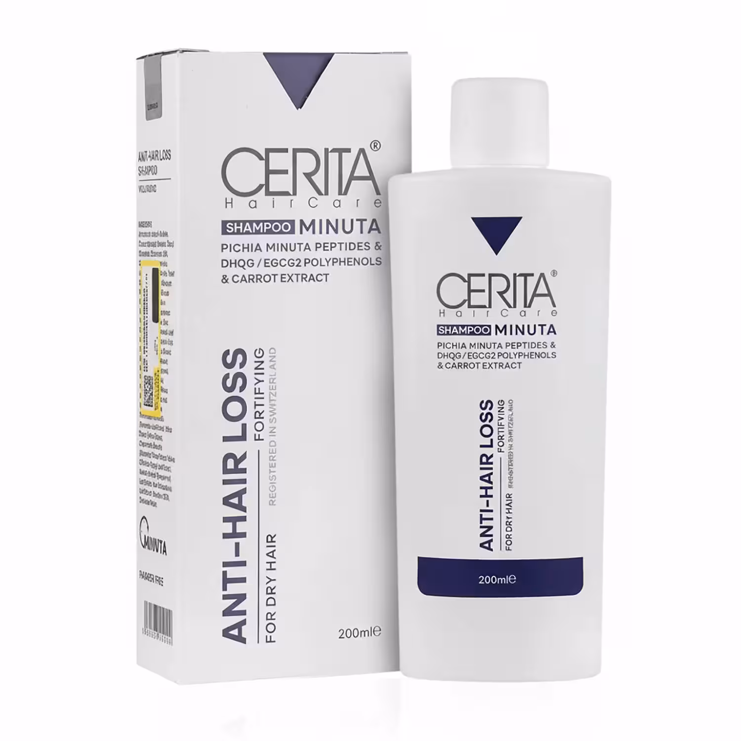 شامپو مینوتا سریتا مخصوص موهای خشک | Serita Minuta Anti Hair Loss Shampoo for Dry Hair 200ml