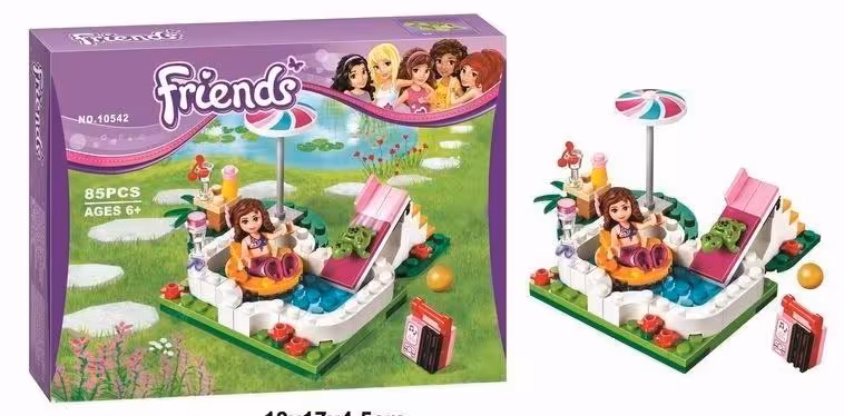 لگو دخترانه مدل استخر بازی BELA 10542