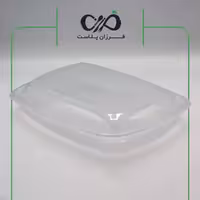 ظرف یکبار مصرف پلی پرو تک خانه 1800 طب پلاستیک شفاف (150 عددی)