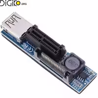 کارت تبدیل PCI-E X1 به PCI-E X4 مینی تک