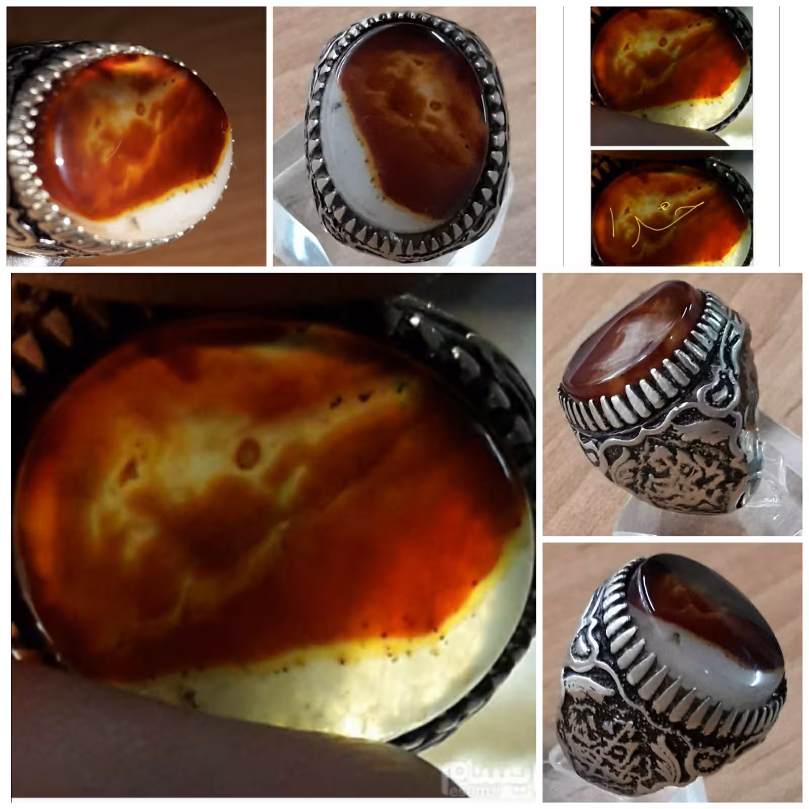 انگشتر تکرار نشدنی سلیمانی با نقش خدا