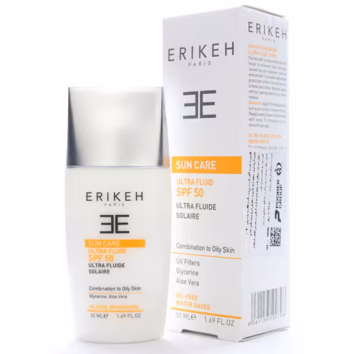 فلوئید ضد آفتاب فاقد چربی SPF50 اریکه 50 میلی لیتر - دارونت