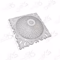 چراغ سقفی سنسور دار شیشه ای رویال