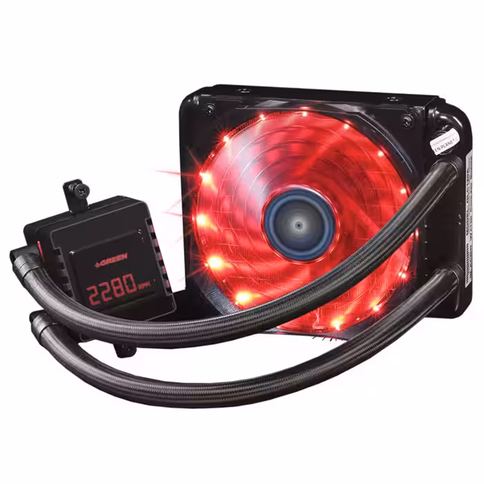 فن خنک کننده CPU گرین Green Glacier GLC120 EVO