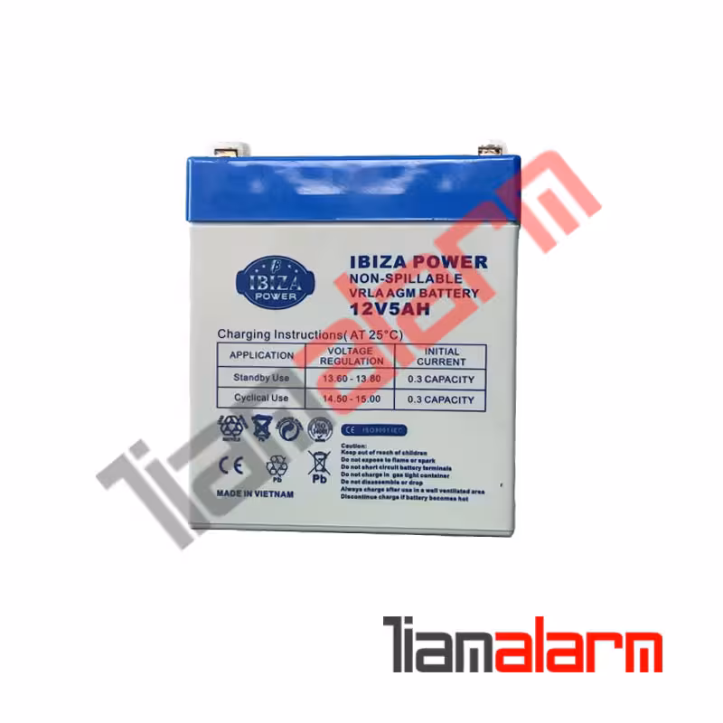 باتری 12 ولت 5 آمپر ایبیزا IBIZA POWER