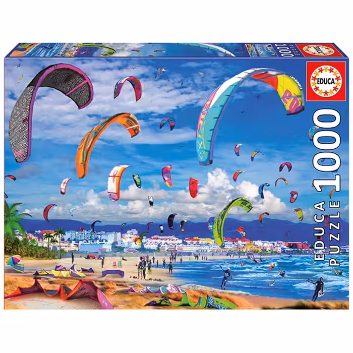 پازل 1000 قطعه Educa طرح موج سواری با کایت