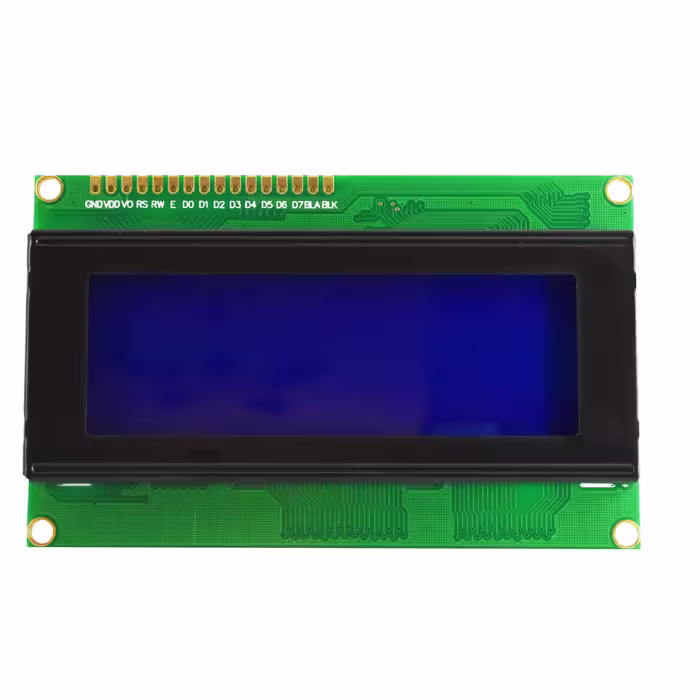 نمایشگر LCD کاراکتری 4x20 آبی