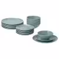 بشقاب 20cm فیروزه ای مدل Ikea FARGKLAR 804.771.59