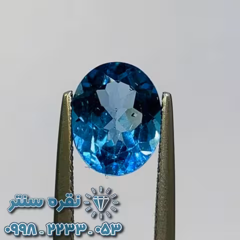 نگین توپاز سوئیس 3.2 قیراط