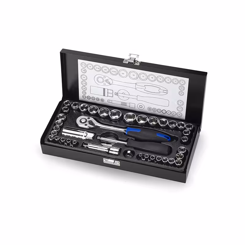 جعبه بکس 40 پارچه درایو 1⁄4و 3⁄8 اینچ هاردکس