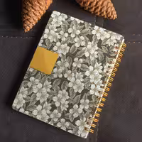 دفتر یادداشت طرح گل