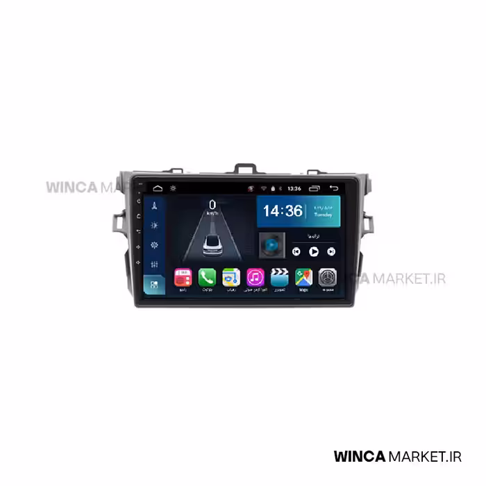 مانیتور تویوتا کرولا 2013-2006 سری S500 BLU-RAY مدل GL855 برند وینکا WINCA