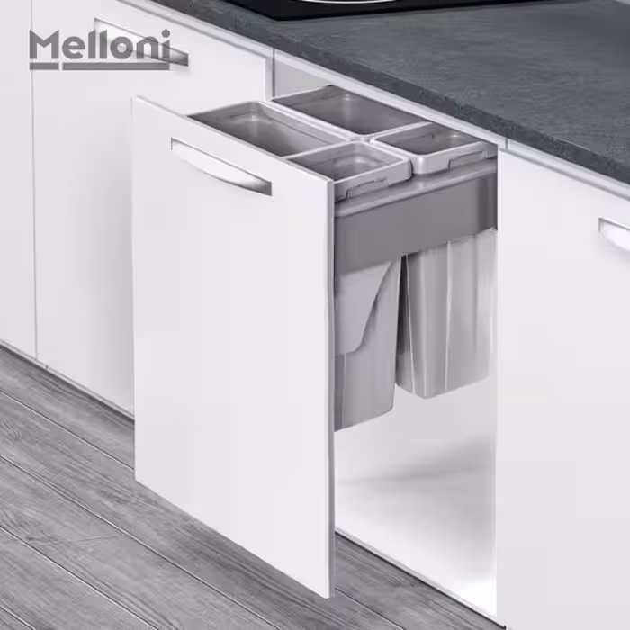 سطل 4 قلو ریلی ملونی 9124 - یراقینو فروش یراق آلات کابینت و درب