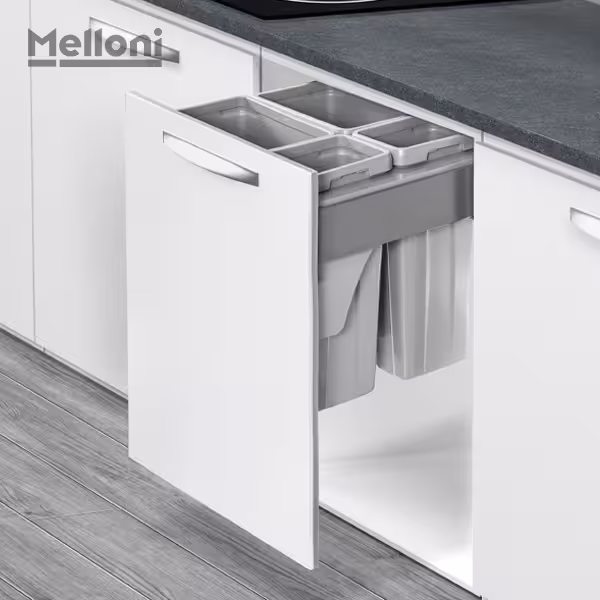 سطل 4 قلو ریلی ملونی 9124 - یراقینو فروش یراق آلات کابینت و درب