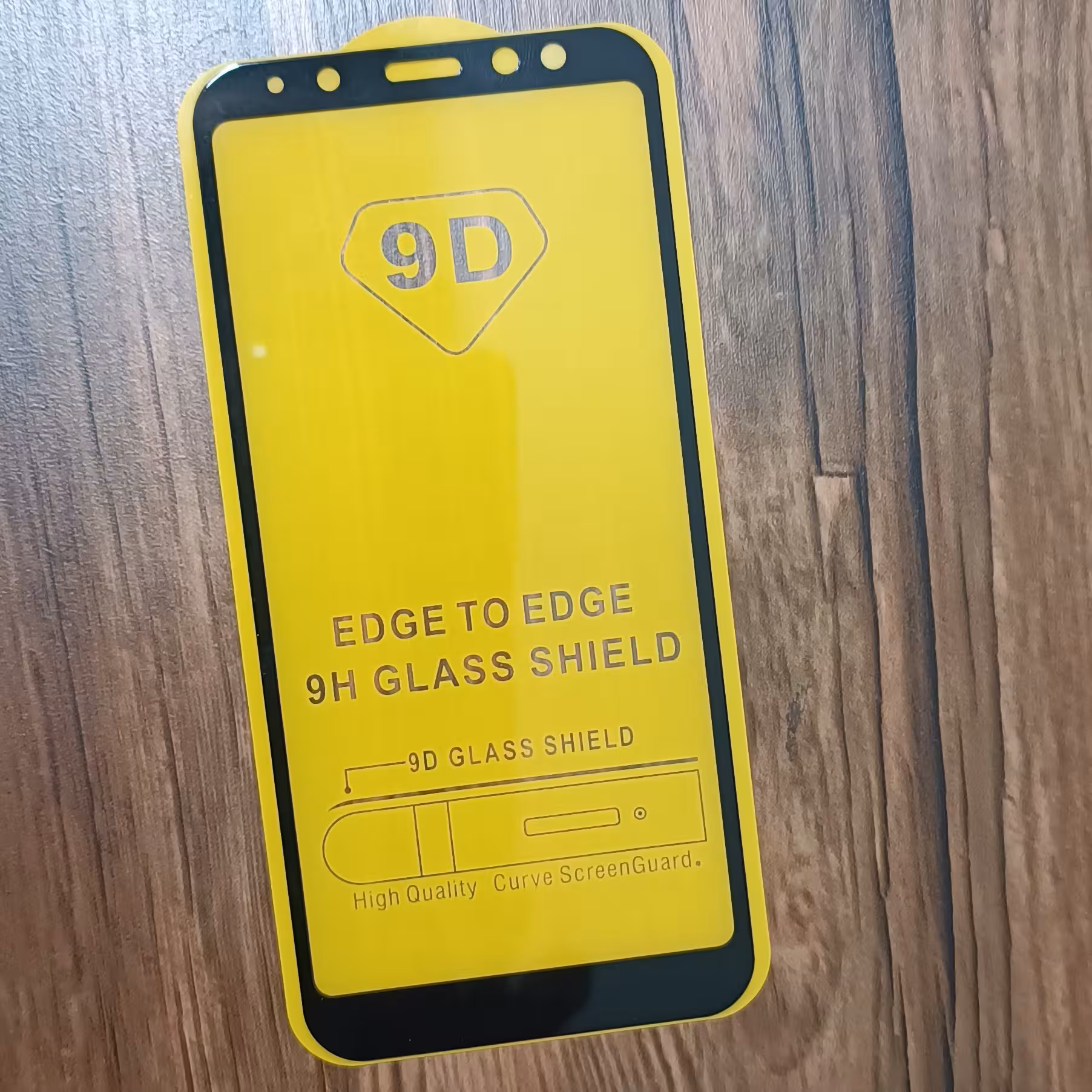 محافظ صفحه نمایش سرامیکی براق فول گلس  A6 حاشیه مشکی