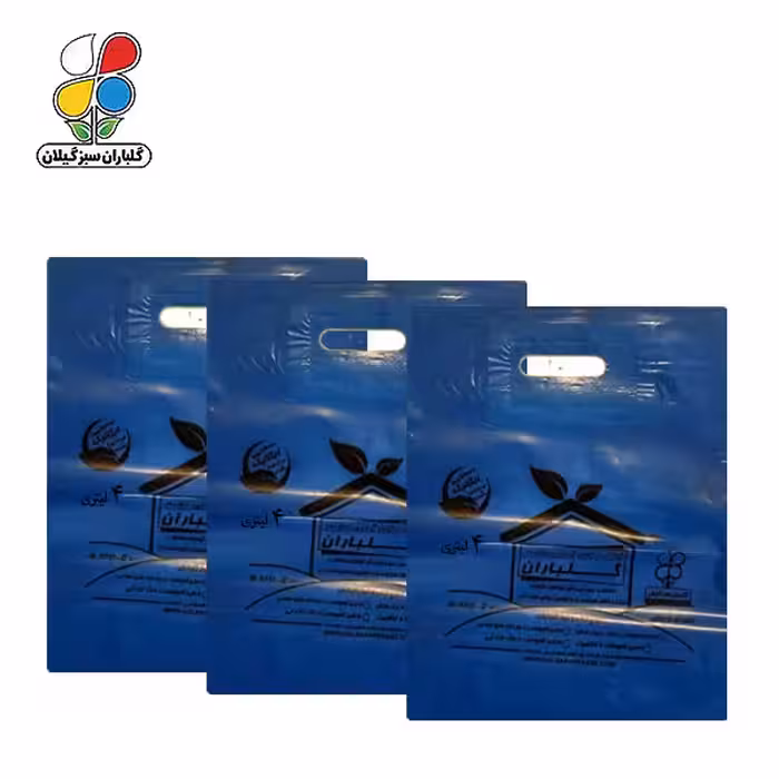 خاک و کود 4 لیتری مجموعه سه عددی بسته بندی نایلونی