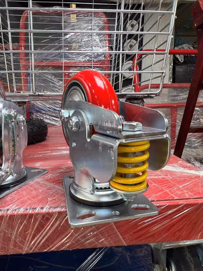 چرخ پلی یورتان فنردار سایز 150 ترمزدار ترکیه ای (برای استعلام قیمت عمده تماس بگیرید به صورت توافقی)