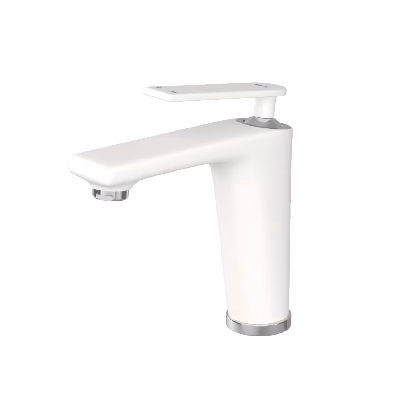 شیر روشویی کسری مدل آمازون سفید کروم