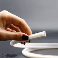 ریسه نئون فلکس سیلیکونی روکار لوپ لایت 24 ولت تراکم 280