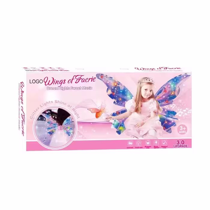 بال فرشته شارژی چراغ دار