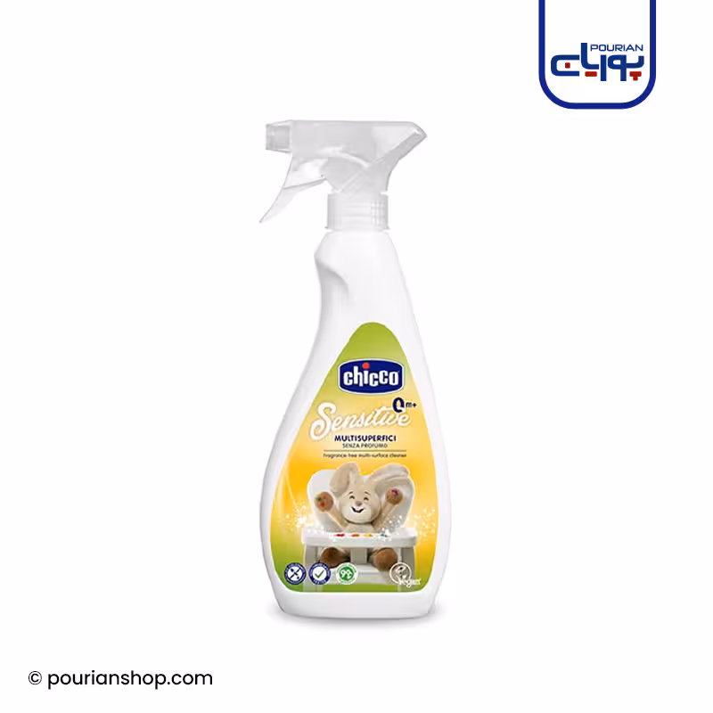 اسپری استریل و ضد عفونی کننده وسایل کودک چیکو 500میل_Chicco Sensitive Multi-Surface Spray