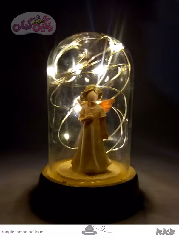 فرشته حبابدار چراغدار کوچک