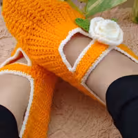 پاپوش یا جوراب قلاب بافی