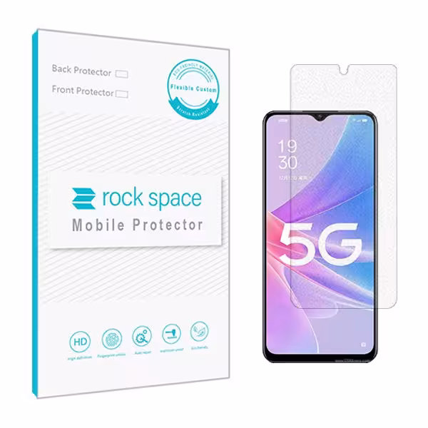 گلس اوپو A58x مدل نانو هیدروژل گیمینگ برند راک اسپیس کد S