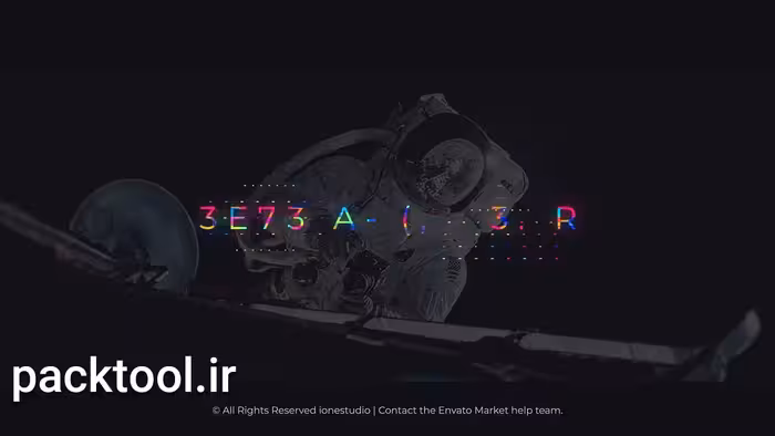 دانلود پروژه آماده انیماتور تکست گلیچ در افتر افکت Glitch Text Animator - پک تول