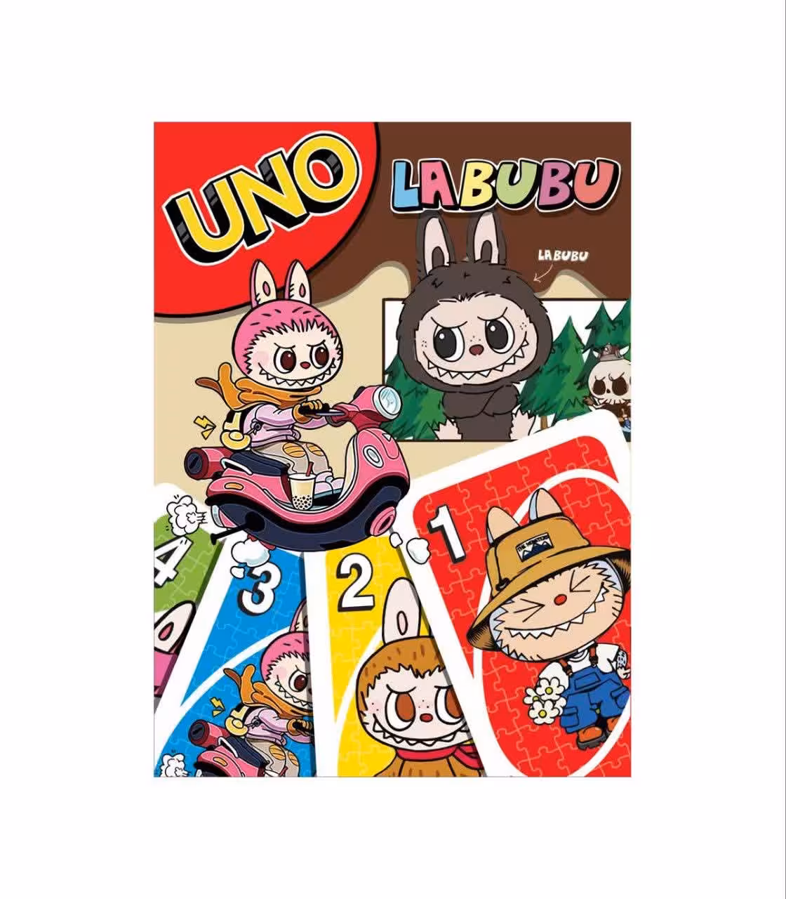 بازی اونو لبوبو 112 کارت چارپایه